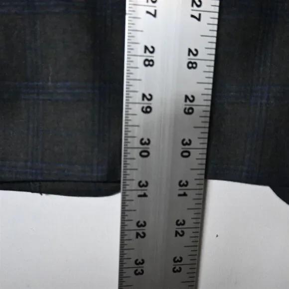 Ralph Lauren 48R Gray Plaid Flannel 100% Wool Mens Blazer Coat Suit‎ Jacket